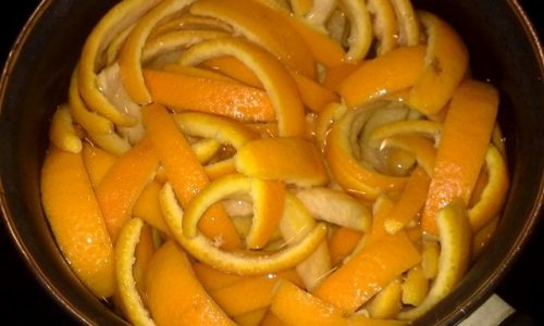 cascaras de naranjas